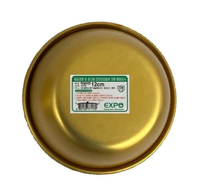 Koreanische goldene Makgeolli-Schale aus Aluminium (12 cm)