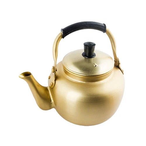 Koreanischer goldener Kessel aus Aluminium (1 L)
