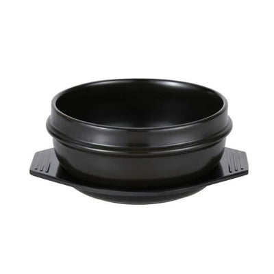 Koreanischer Tontopf Ttukbaegi 14,3cm mit Untersetzer (ohne Deckel)