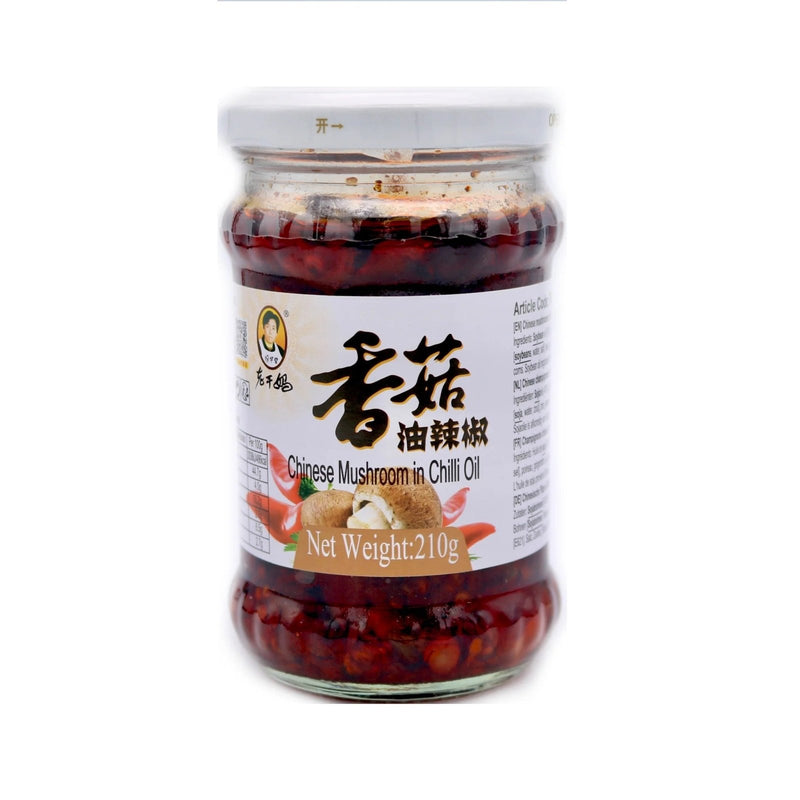 LAO GAN MA Chinesische Pilze in Chili-Öl 210g