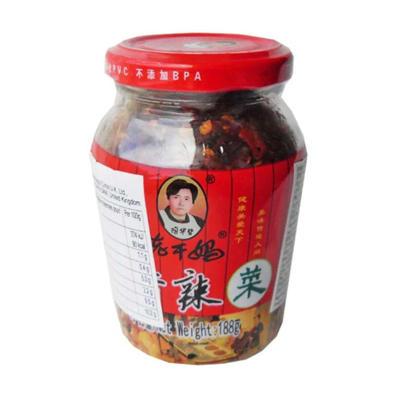 LAO GAN MA Eingelegter Blattsenf und Chili 188g