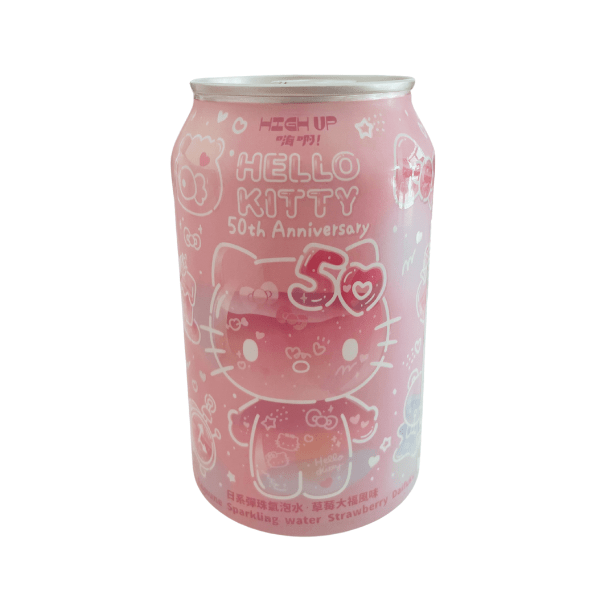 HIGHUP Hello Kitty Ramune Erdbeere 330ml (EINWEG)
