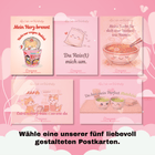 Limitiertes DIY Valentinstags-Set inkl. Postkarte „Mein Herz brennt - Nicht nur wegen Buldak“ Bild 3