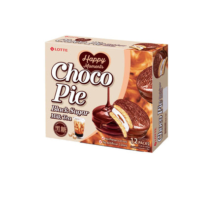 LOTTE Chocopie Brauner Zucker Milchtee 336g (12x28g)