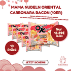 MAMA Instant Nudeln Oriental Carbonara Bacon Set (10er) Bild 2