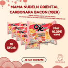 MAMA Instant Nudeln Oriental Carbonara Bacon Set (10er) Bild 1