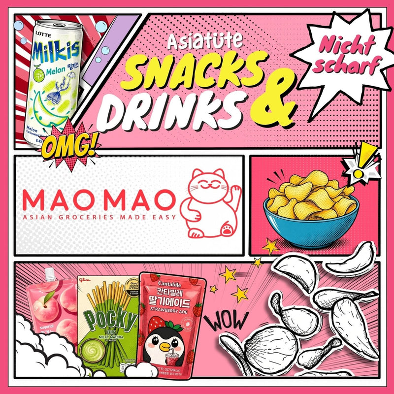 MAOMAO Asiatüte - Snacks & Drinks „Nicht scharf“
