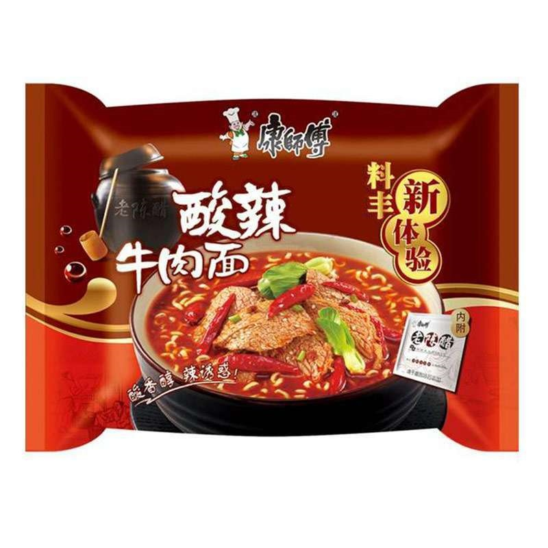 KANG SHI FU Scharf-saure Rindfleischnudeln 111g