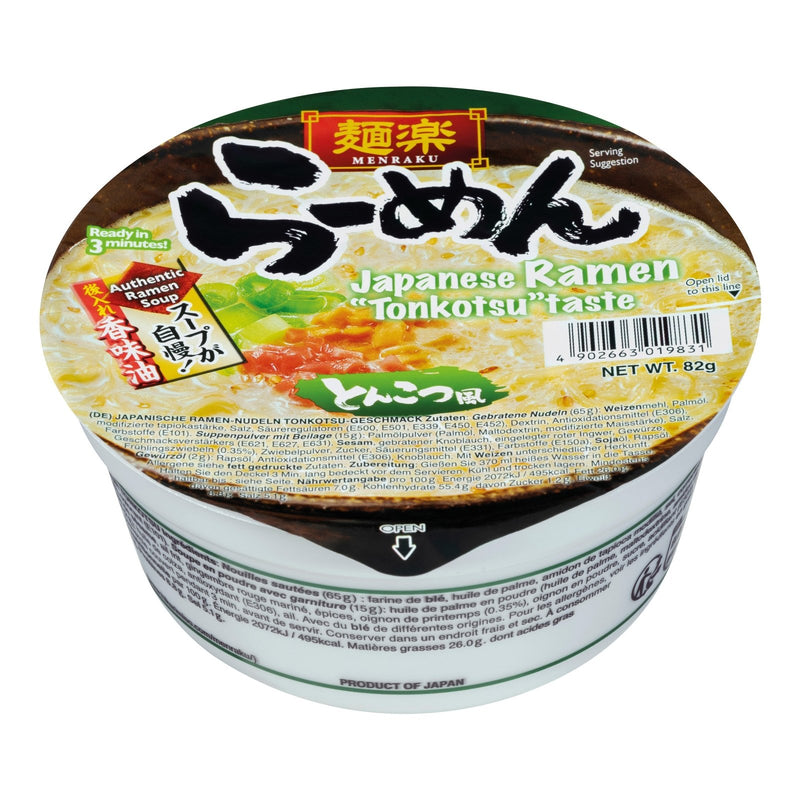 MENRAKU Cup Ramen Tonkotsu 76g