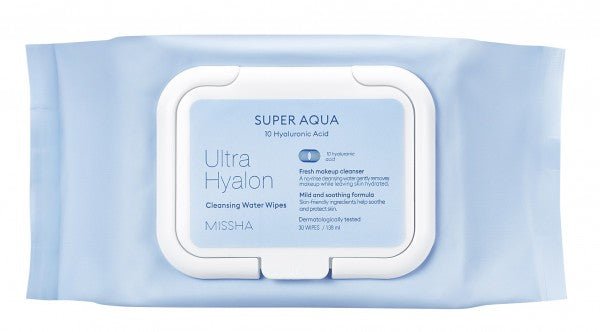MISSHA Super Aqua Ultra Hyalron Reinigungswasser Tücher (30 Stück)