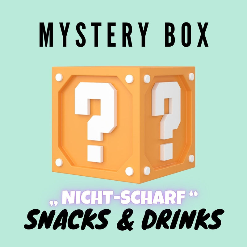Blocked - Mystery box - Snacks & Drinks „Nicht scharf“