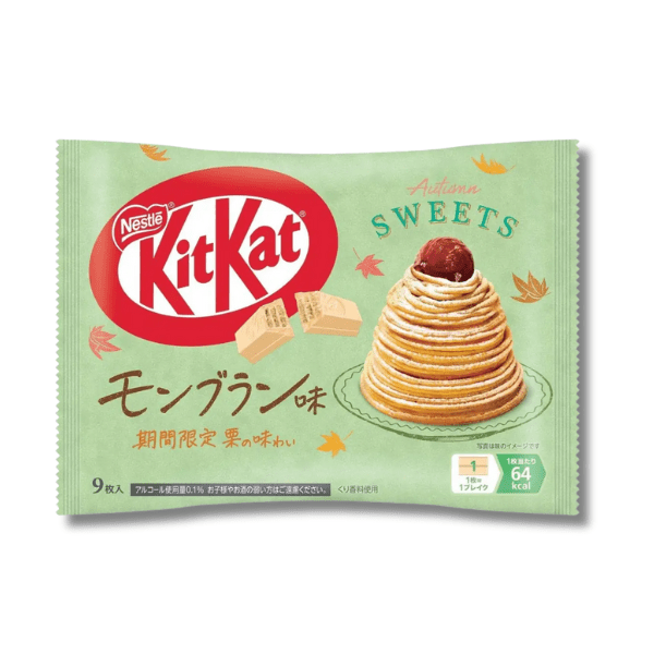 NESTLÉ KitKat Waffelriegel Mont-Blanc-Geschmack 104g