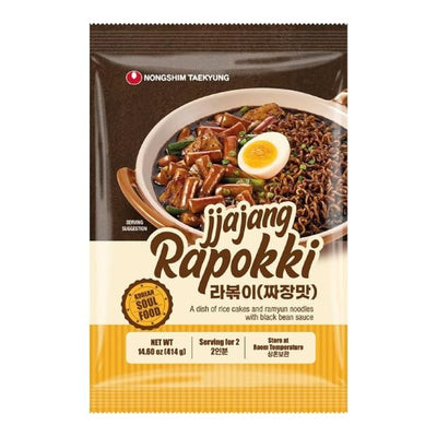 NONG SHIM Rapokki Jjajang schwarze Bohne 414g (2 Portionen)