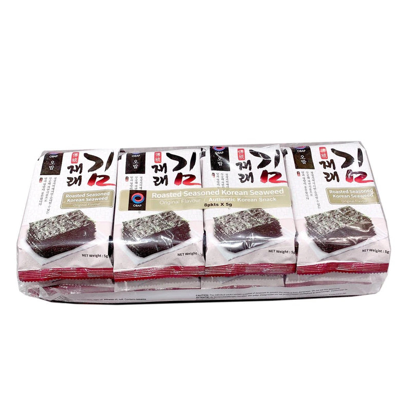 OBAP Gerösteter Gewürzter Seetang 40g (5g x 8)