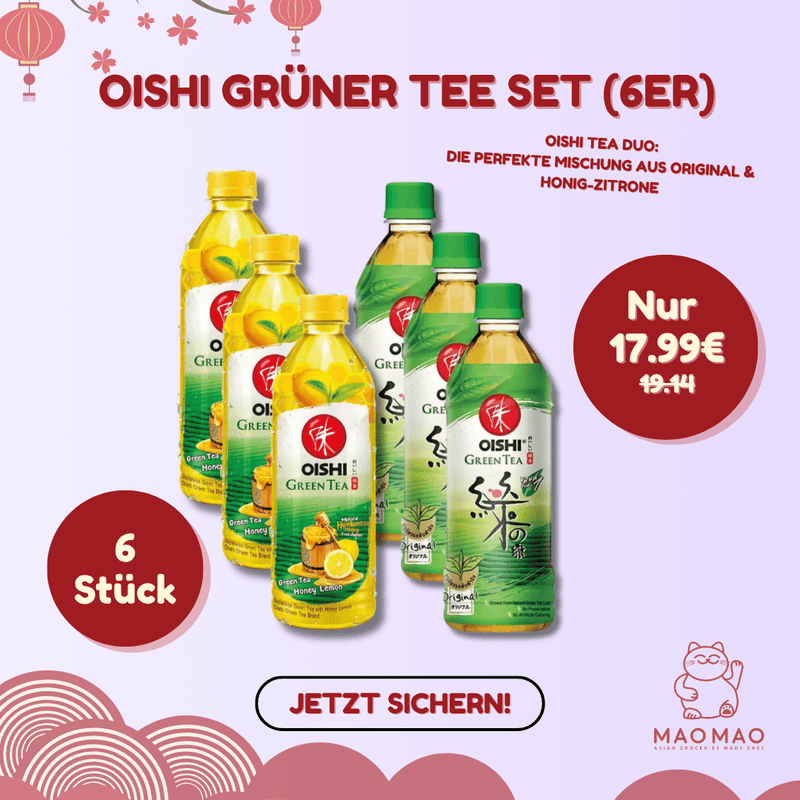 OISHI Grüner Tee Set (6er)