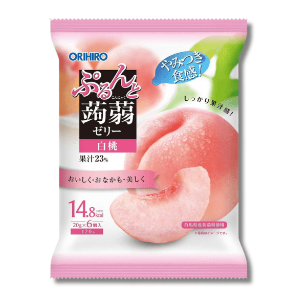 ORIHIRO Konjac Jelly Pfirsich 120 g