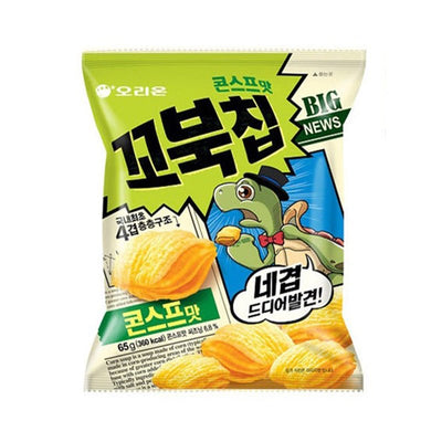 ORION Turtle Chips Mais Suppe Geschmack 80g