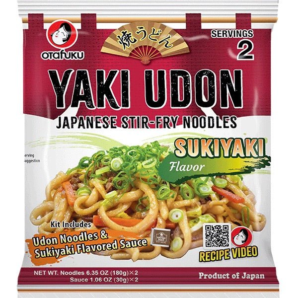 OTAFUKU Yakiudon mit Sukiyaki Sauce (2 Portionen) 420g