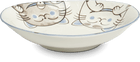 Ovale Schalen Drei Katzen Blau 19 cm x 22,5 cm x 4 cm Bild 1