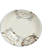 Ovale Schalen Drei Katzen Blau 19 cm x 22,5 cm x 4 cm Bild 2