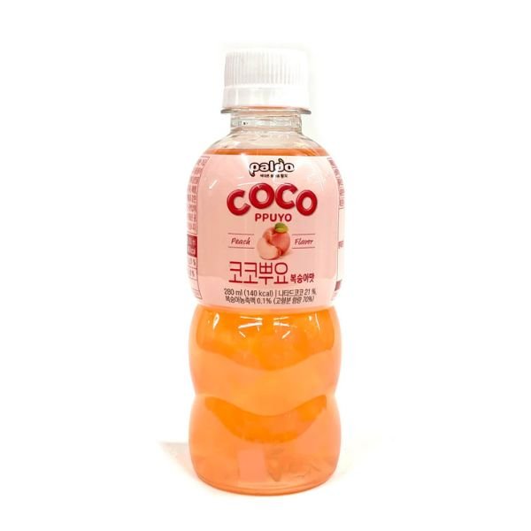 PALDO CoCo Ppuyo Pfirsichsaft mit Nata de Coco 280ml (EINWEG)