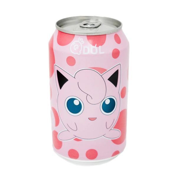 QDOL POKEMON Jigglypuff Sprudelwasser Pfirsichgeschmack 330ml (EINWEG)