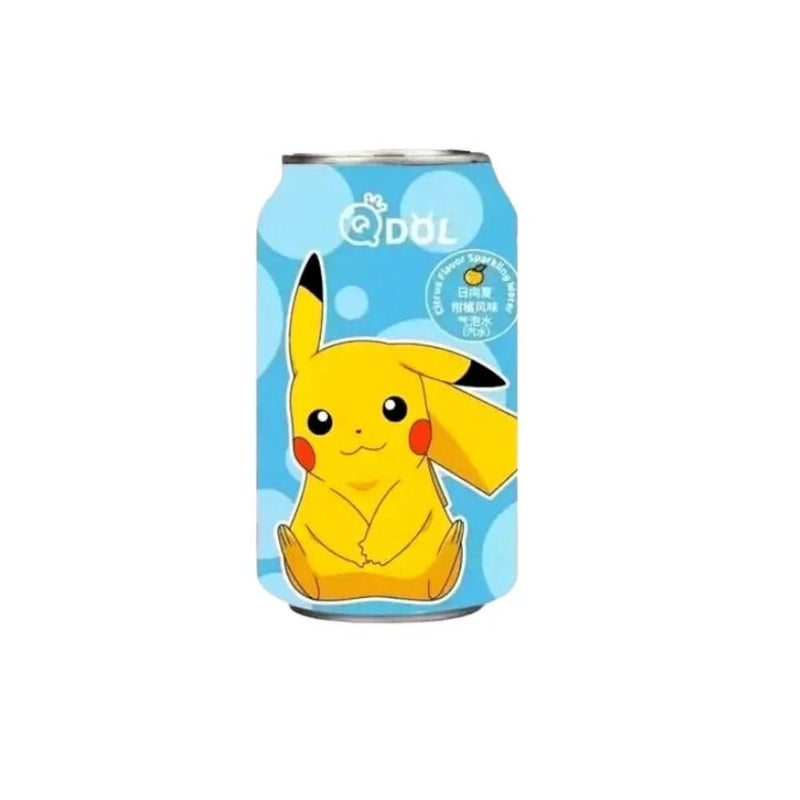 QDOL POKEMON Pikachu Sprudelwasser Zitrusgeschmack 330ml (EINWEG)