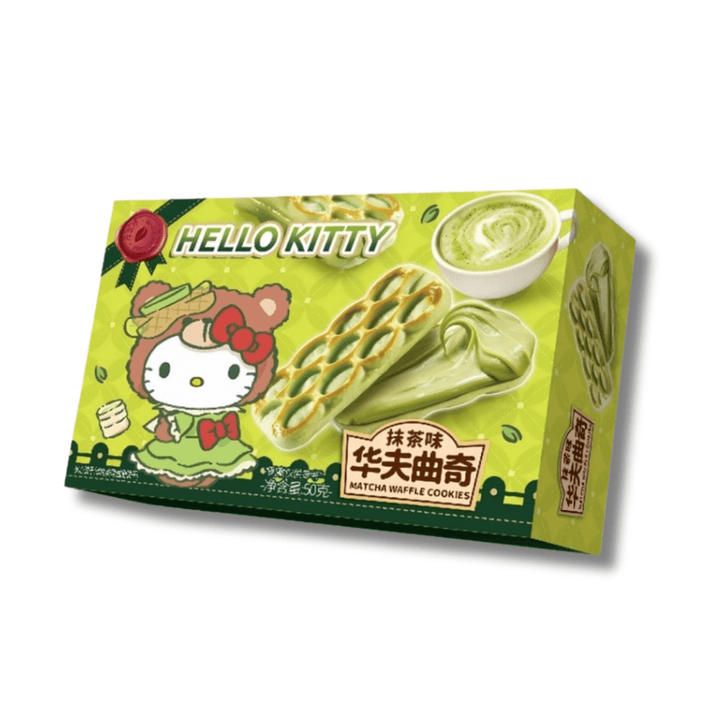 QI Hello Kitty Matcha Waffelkeks 50g