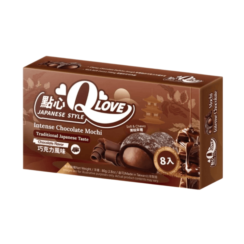 QLOVE Mini Mochi mit Schokoladenfüllung 80g