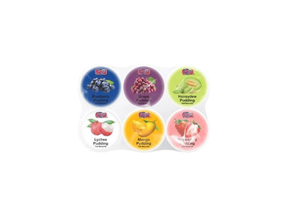 RICO Fruchtpudding mit Nata De Coco 390g (6x65g)