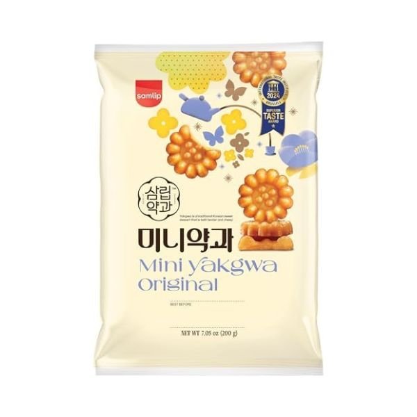 SAMLIP Mini Yakgwa Original (Traditionelles koreanisches Gebäck) 200g (26 Stück)