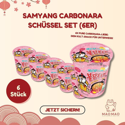 Samyang Carbonara Schüssel Set (6er)