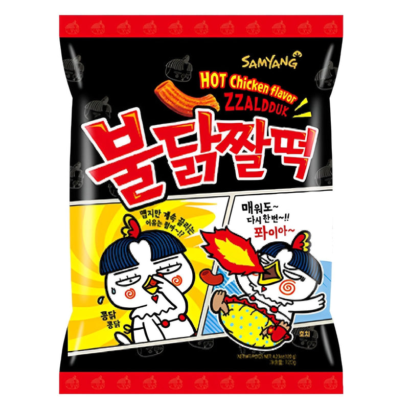 SAMYANG Hot Chicken Zzaldduck Snack (Topokki Form) 120g