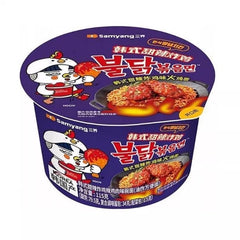 SAMYANG Instant Nudel Schüssel Hot Chicken Korean Frittiertes Hähnchen süß & scharf 115g