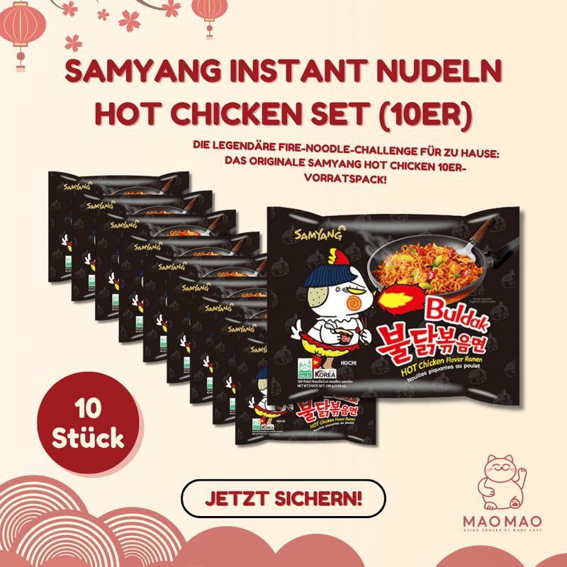 SAMYANG Instant Nudeln Hot Chicken Set (10er)