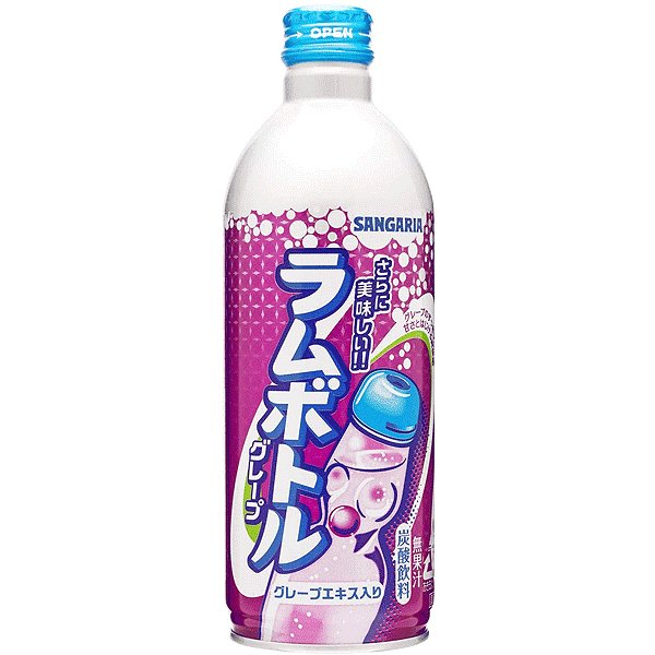 SANGARIA SODA RAMUNE Traube 500ml (EINWEG)