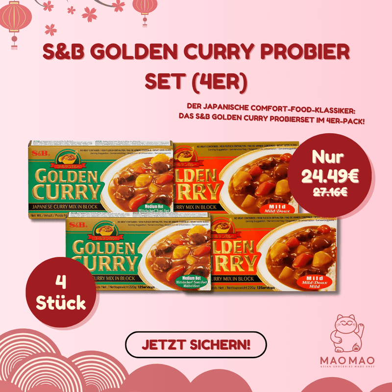S&B Golden Curry Probier Set (4er)