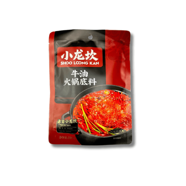 SHOO LOONG KAN Rote Würzöl Hotpot-Suppenbasis 198g