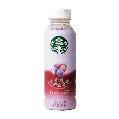 STARBUCKS Erdbeere Schwarze Johannisbeere Schwarztee 330ml (EINWEG)