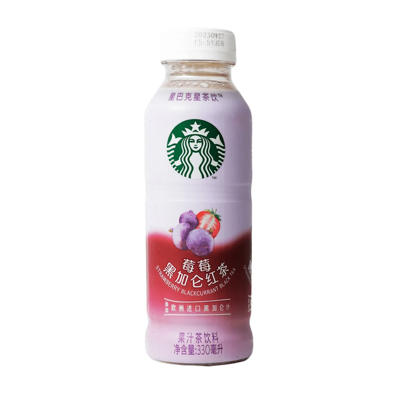 STARBUCKS Erdbeere Schwarze Johannisbeere Schwarztee 330ml (EINWEG)