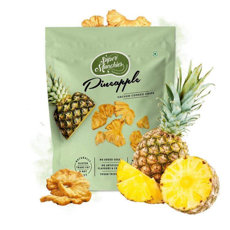 SUPER MUNCHIES Vegane Ananaschips 50g