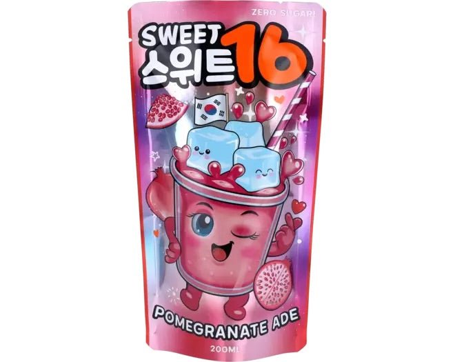 SWEET16 Ade Beutelgetränke Granatapfel Zuckerfrei 200ml
