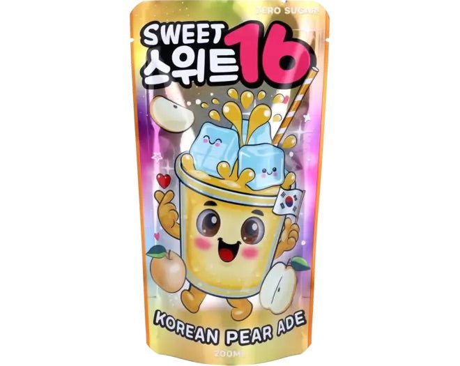 SWEET16 Ade Beutelgetränke Koreanische Birne Zuckerfrei 200ml