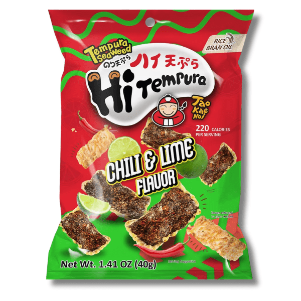 TAOKAENOI Tempura Algensnack Chili & Lime 40g