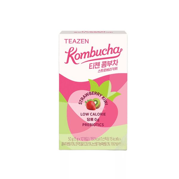 TEAZEN Kombucha Stick Erdbeere & Kiwi 50g (10×5g)