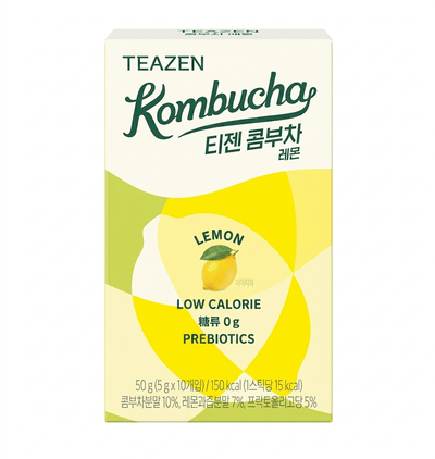 TEAZEN Kombucha Stick Zitrone 50g (10×5g)