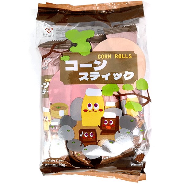 TOKIMEKI Maisrollen Schokoladengeschmack 90g (9 Stück)