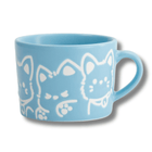TOKYO DESIGN STUDIO Becher Kawaii Dog Blau 8x6cm Bild 2