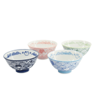 TOKYO DESIGN STUDIO Kawaii Anime Cat Ricebowl Geschenkset 4 Stück – 11,3x5,8 cm / 300 ml Bild 3