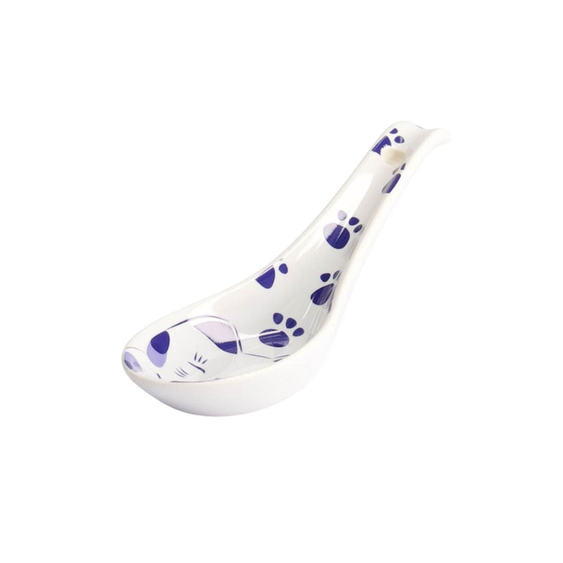 TOKYO DESIGN STUDIO Kawaii Blue Maneko Löffel 13,8x4,8cm